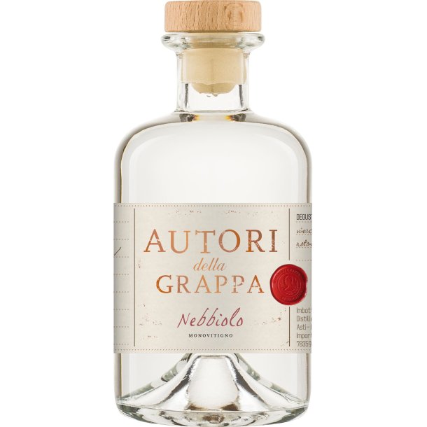 Autori della Grappa Bio Nebbiolo, Erbaluna/Rovero, kologisk