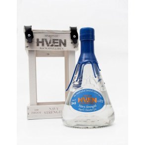 Navy Strenght Gin Spirit of Hven kologisk, Leveres i ben gaveske i tr