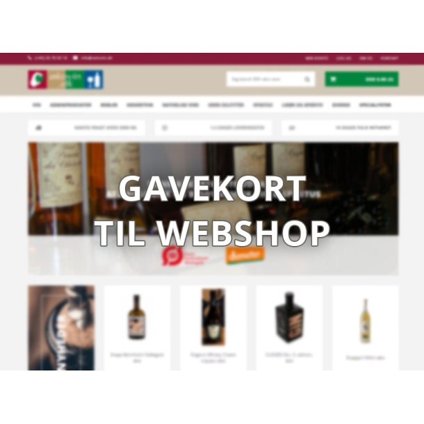 Webshopgavekort