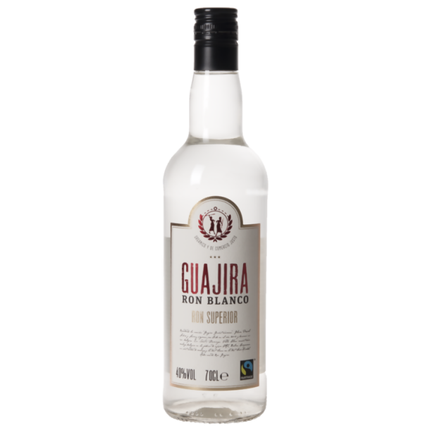 Guajira blanco rom. Rom fra Cuba, Fair Trade kologisk