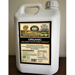 Organic Balsamic White Wine Vinegar 5 liter, kologisk, UDSOLGT, kommer p lager igen