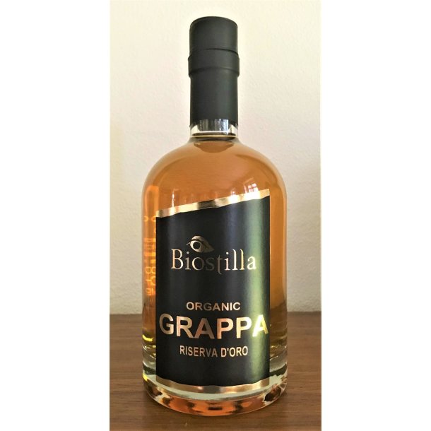 Grappa Riserva d'Oro Biostilla, Organic, kologisk