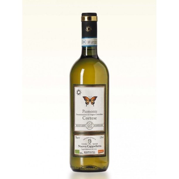 Cortese Piemonte DOC No Sulphites Added 2023 Nuova Cappelletta, kologisk, Biodynamisk