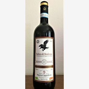 Barbera del Monferrato DOC No Added  Sulphites  2021 Nuova Cappelletta, kologisk, Biodynamisk