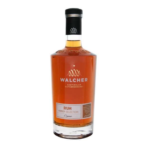 Organic Rum Amber Selection Rom Walcher Biostilla, kologisk