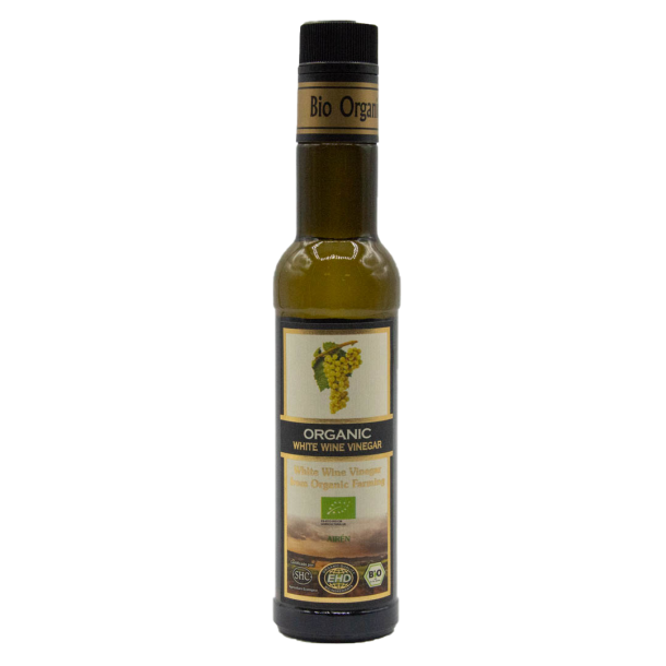 Organic White Wine Vinegar. Airen. Vineddike, kologisk