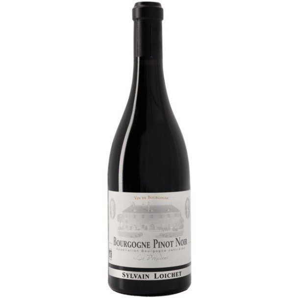 Bourgogne Pinot Noir AOC Le President Sylvain Loichet 2022, kologisk