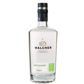 Apfelbrand Gala. Frugtbrndevin destilleret p bler af sorten Gala Biostilla, kologisk