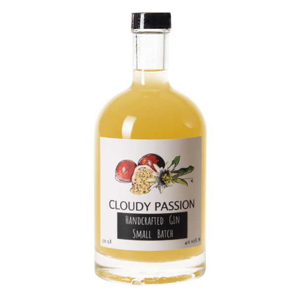 Cloudy Passion Organic Gin, Handcrafted Small Batch. Humbel Spezialittsbrennerei kologisk