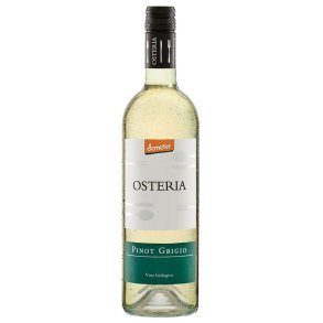 Pinot Grigio Osteria. Terre di Chieti DO 1/2 FLASKE 37,5 M/SKRUELG, kologisk, Biodynamisk, Demeter