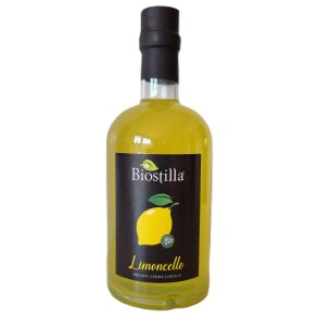 Limoncello Bio, Citron-Likr, Lemon Liqueur, Liquore di Limoni, Biostilla, kologisk