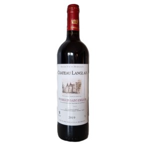 Chateau Langlais Puisseguin Saint-milion AOC 2019. Bordeaux, kologisk