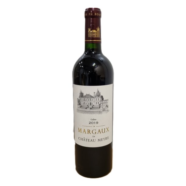 Gallen de Chateau Meyre 2019 Margaux AOC. Bordeaux, kologisk