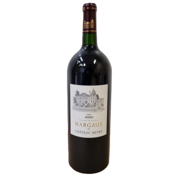 Gallen de Chateau Meyre 2020 Margaux AOC. Bordeaux, Magnum 1,5L. kologisk