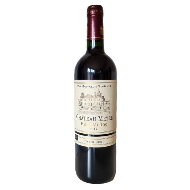 Chateau Meyre Cru Bourgeois Superieur 2018 Haut-Medoc AOC. Bordeaux, kologisk