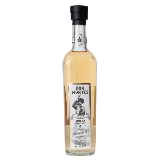 Don Montes Bio Tequila Reposado 100% Tequilana Weber, kologisk