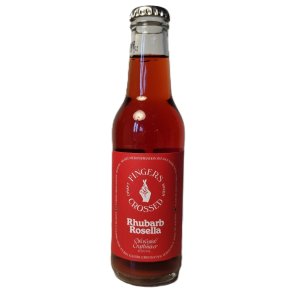 Fingers Crossed, Rhubarb Rosella Water 20 cl., kologisk,(20 stk/colli) B.F. 1/27  