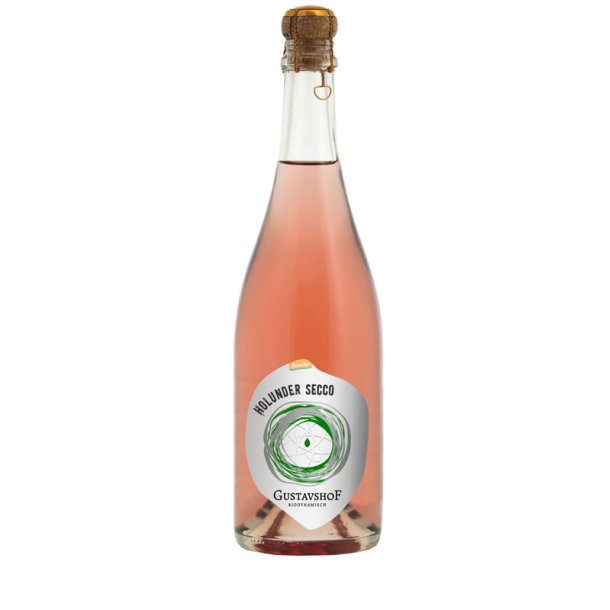 Holunder Secco Alkoholfri bobler Gustavshof, kologisk, Biodynamisk, Demeter, B.F 31/12-27