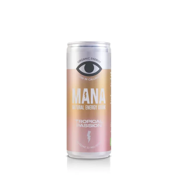 MANA Energy Tropical Passion 25 cl. dse, kologisk,(24 stk/colli) B.F. /  