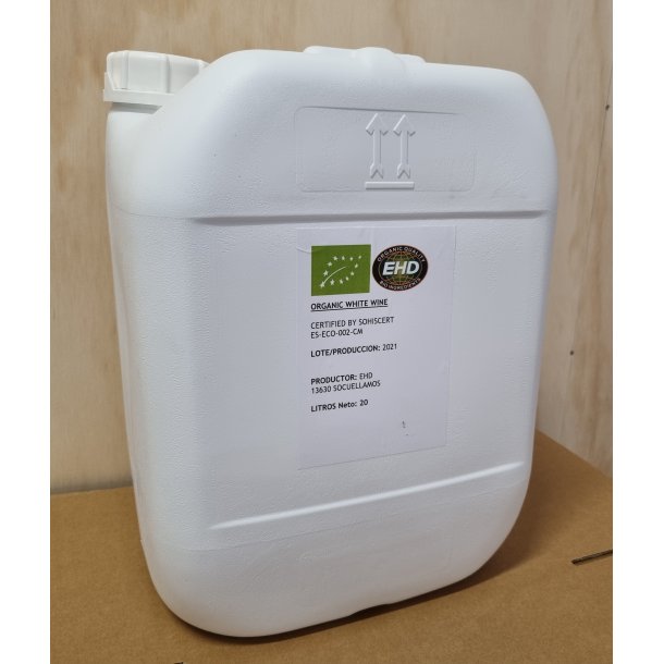 Organic White Wine 20 liter ko, Airen 11%, kologisk