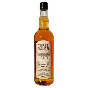 Three Oaks Bio Bourbon Whisky Journeymen Distillery 70 cl. kologisk