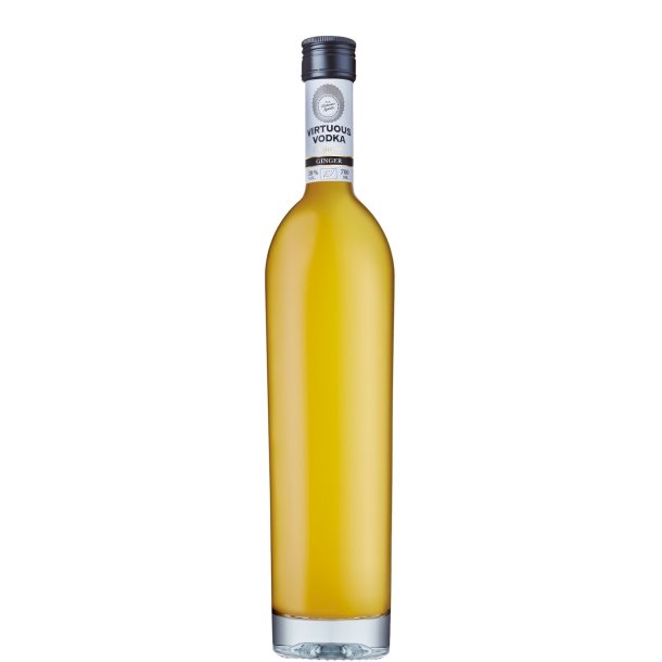 Virtuous Vodka Ginger, ingefr, kologisk 70 cl., som Snaps eller til Cocktails   *** TILBUD ***