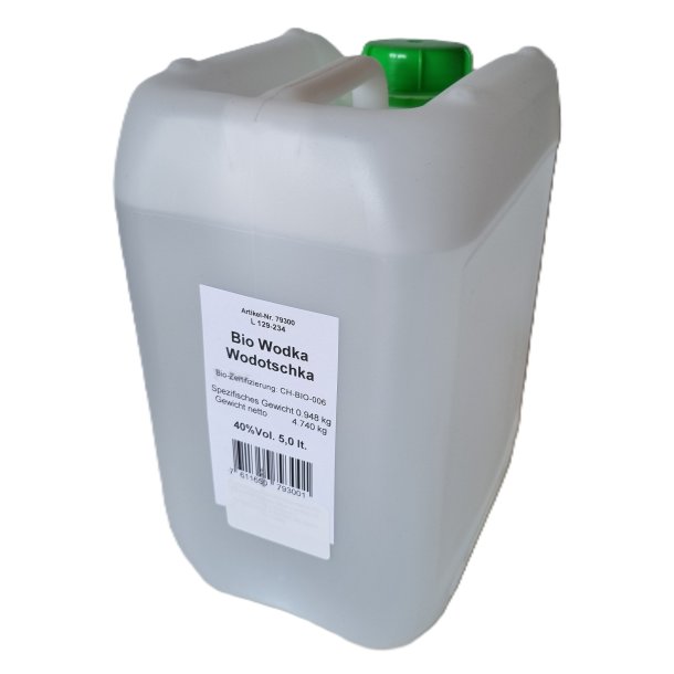 Wodotschka Vodka kologisk 5 L. dunk